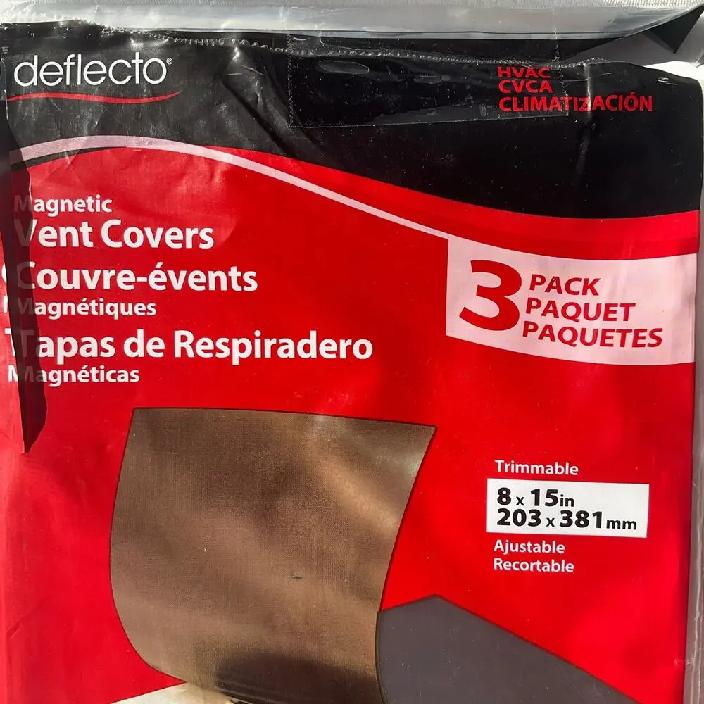 Deflecto MVCX815 Magnetic Vent Covers, 3 Pk (8